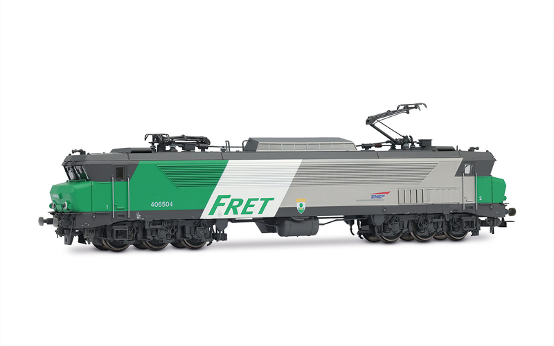HJ2453 SNCF, locomotive électrique CC 406504, livrée « FRET », ép. V JOUEF
