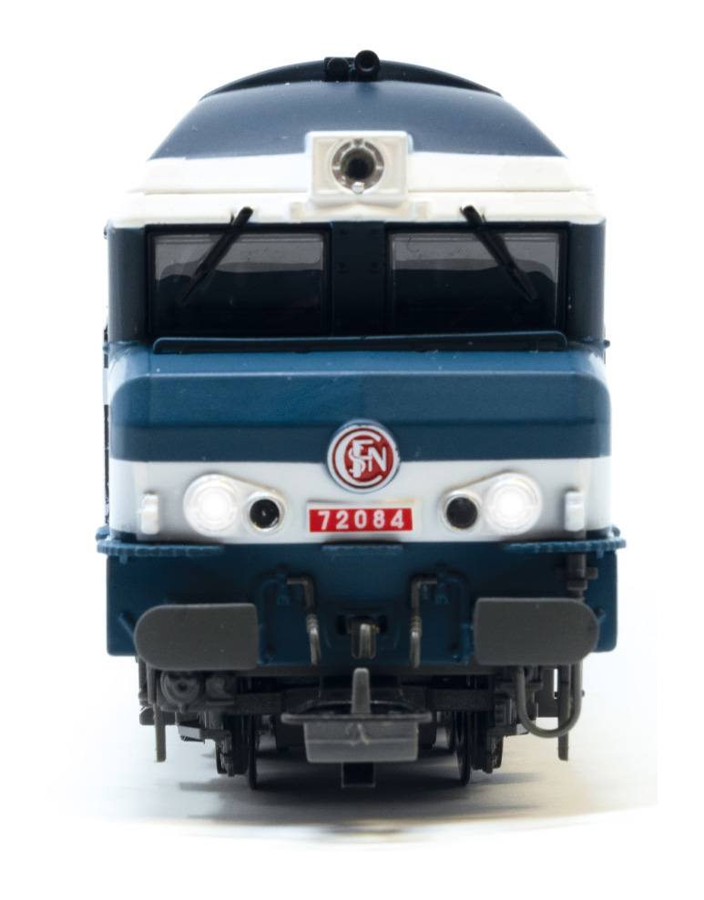 HJ2622 SNCF, locomotive diesel CC 72084, livrée bleue avec logo « Carmillon », ép. V Diesel V: 1991 - 2006 – Image 2