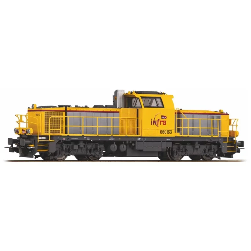 PIKO 96494- Loco. Diesel BB 660163 INFRA- HO- SNCF  DCC SON- EP.VI 2R