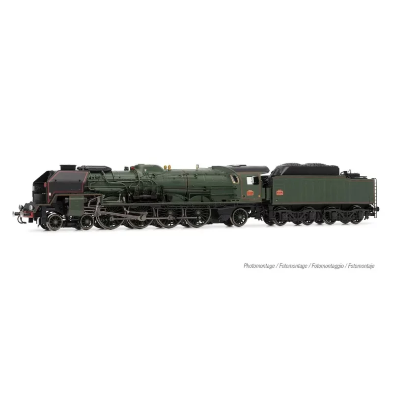 JOUEF-HJ2477-Locomotive à vapeur 241 P 16 avec tender 34 P 308 « Cité du Train »-SNCF-