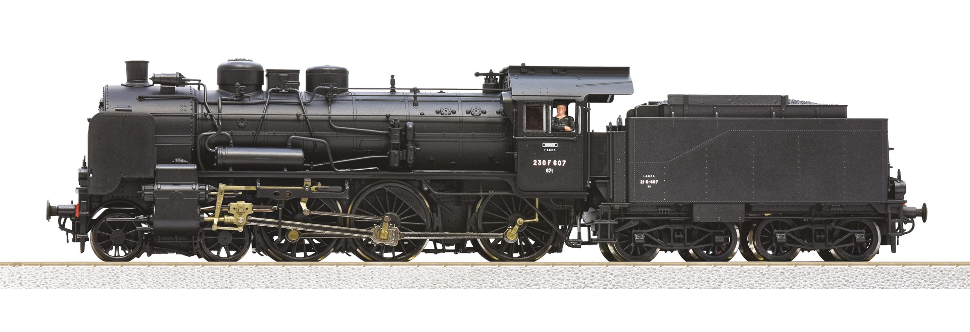 ROCO 79386, Locomotive à vapeur 230-F-607, AC Digitale sonore, HO 1/87, Ep. III, SNCF, 3R – Image 4
