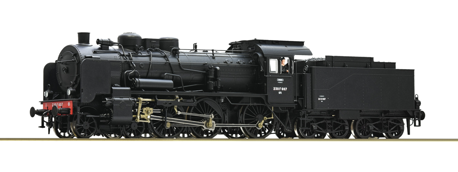 ROCO 79386, Locomotive à vapeur 230-F-607, AC Digitale sonore, HO 1/87, Ep. III, SNCF, 3R – Image 2