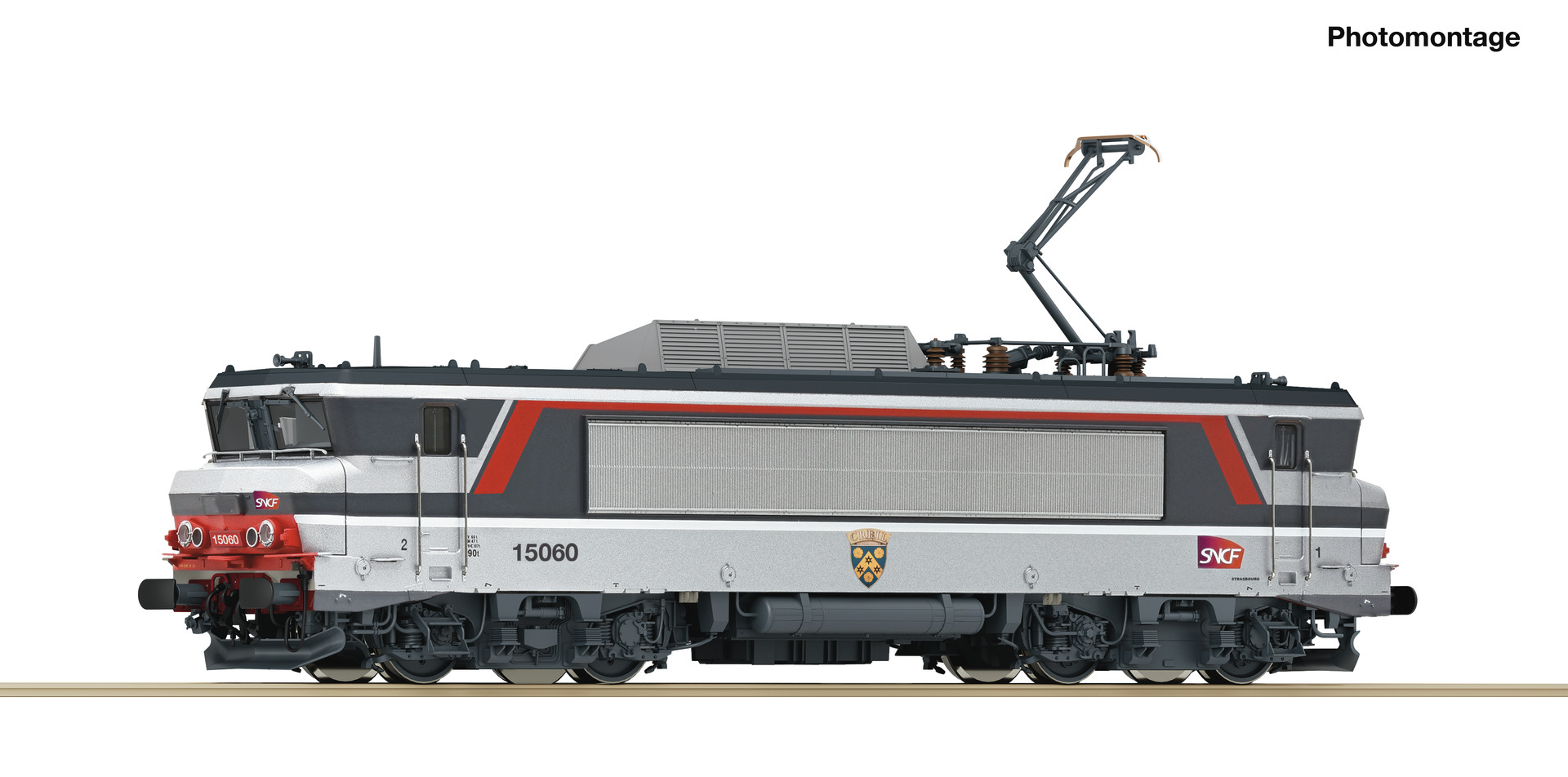 ROCO 7500146 - Locomotive électrique BB 15060, SNCF, DC, 2R , HO, Ep. V/VI